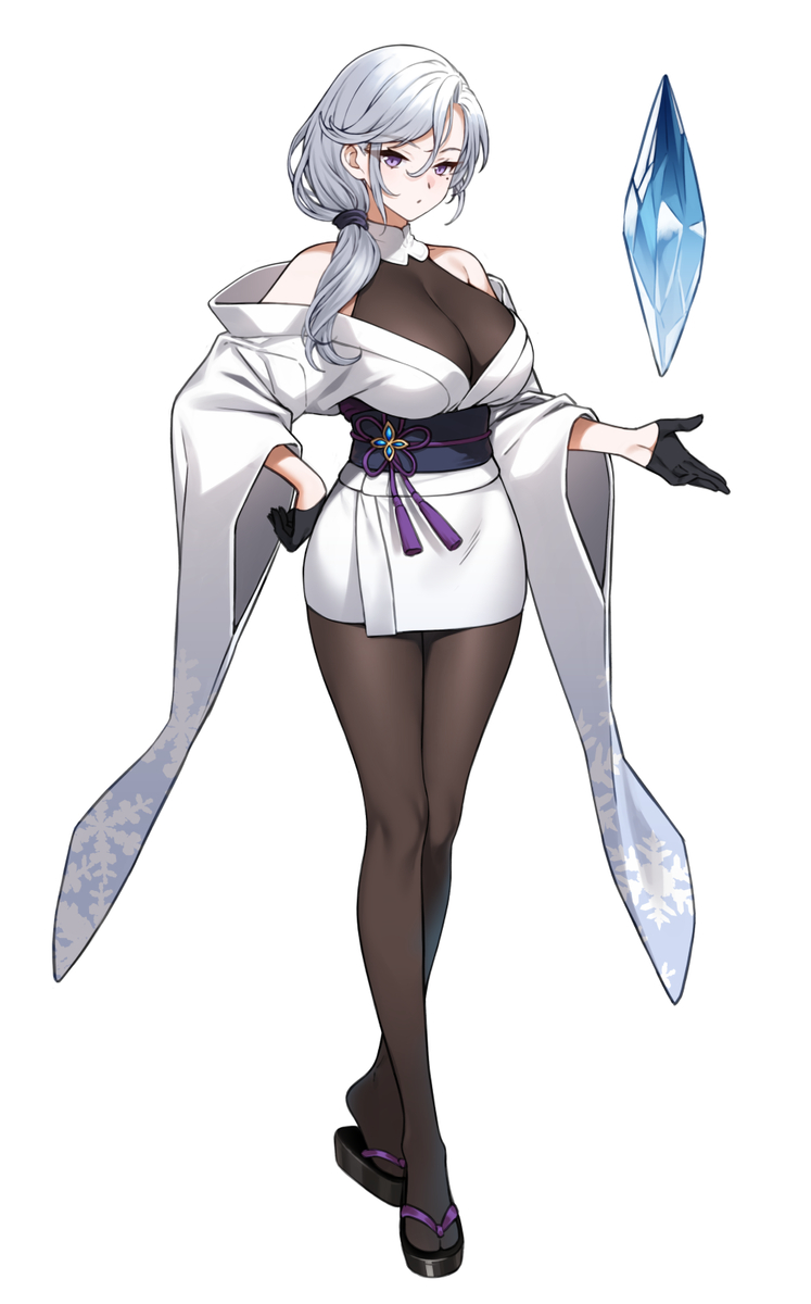 This is a pixiv picture whose title is うちの雪女.