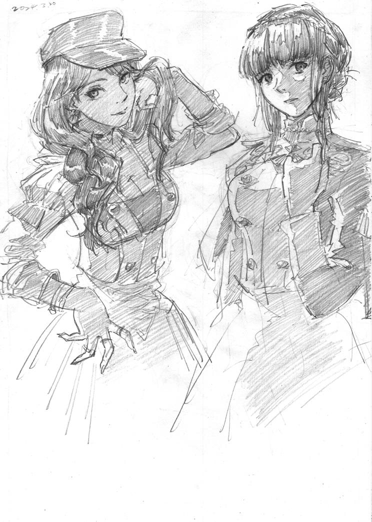 This is a pixiv picture whose title is Recently Pencil Doodles.