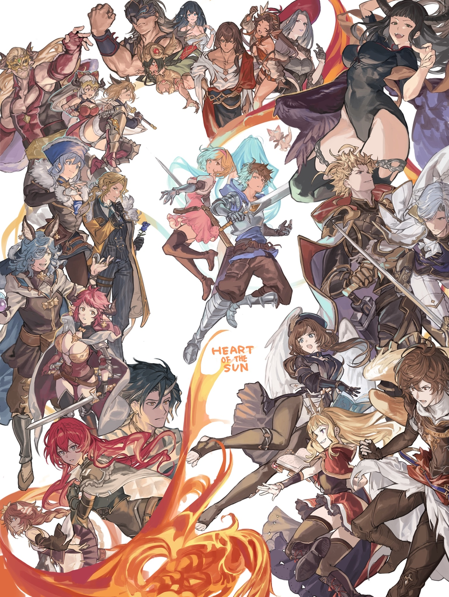 This is a pixiv picture whose title is HEART OF THE SUN.