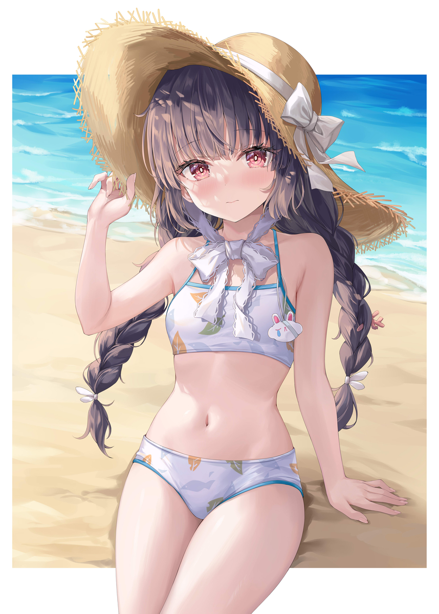 This is a pixiv picture whose title is 霞沢ミユ.
