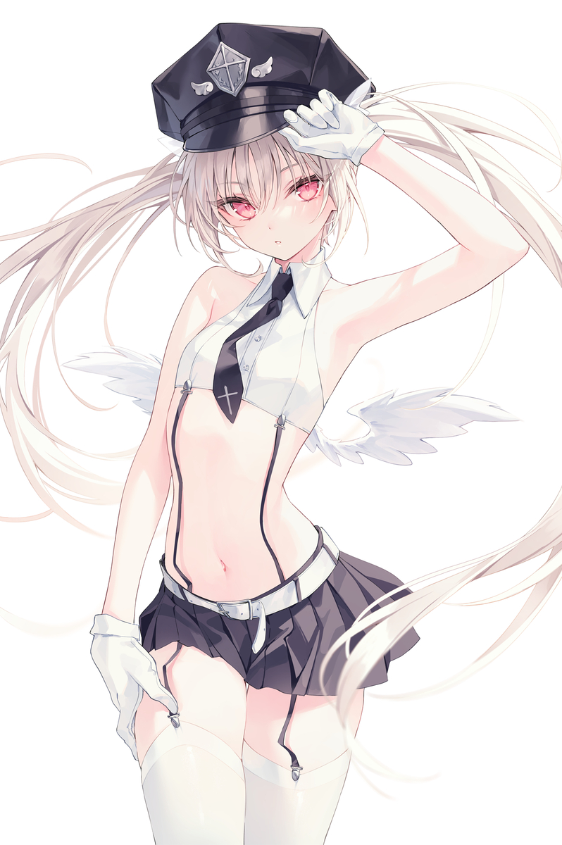 This is a pixiv picture whose title is 天使警察.