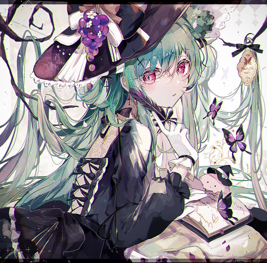 This is a pixiv picture whose title is Wizard of the forest🦋.
