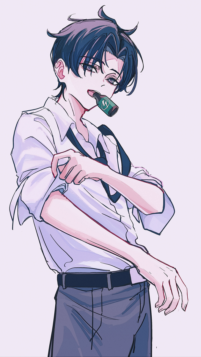 This is a pixiv picture whose title is 先生.