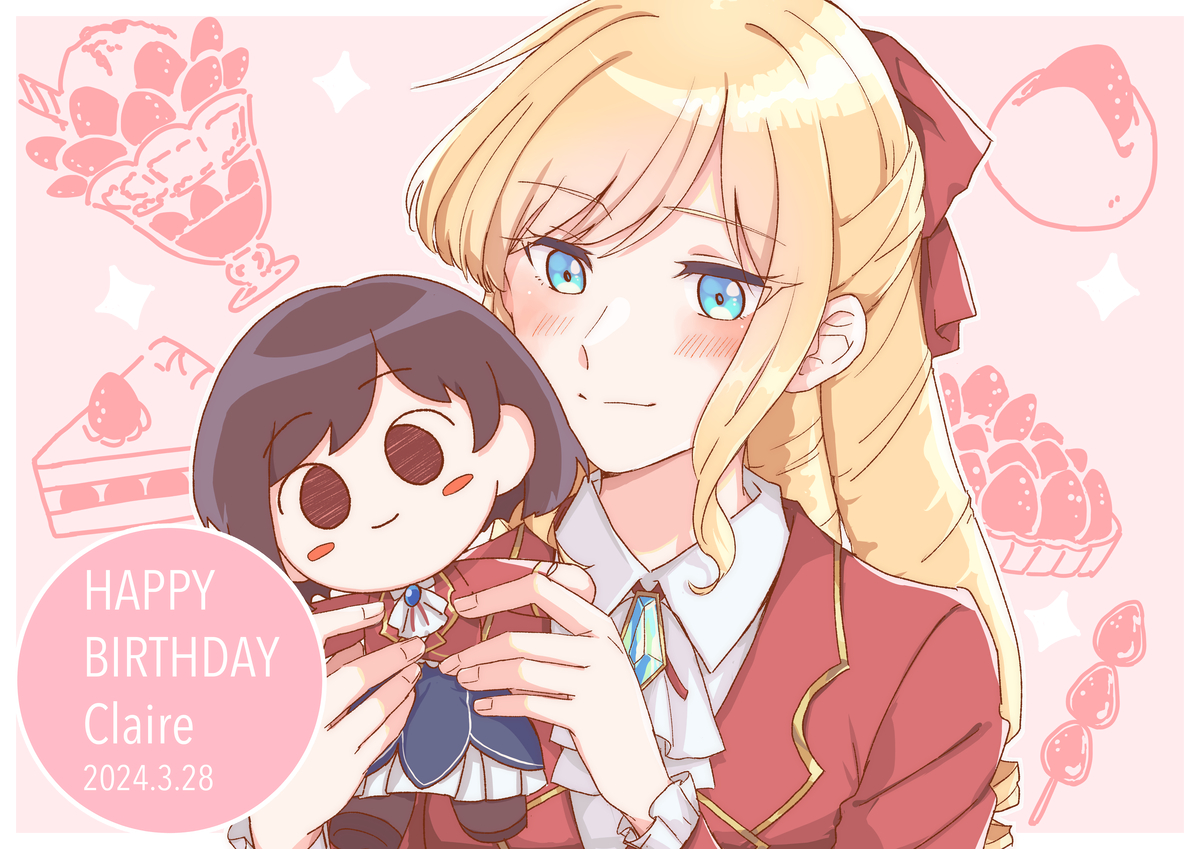 This is a pixiv picture whose title is Happy birthday Claire 2024.