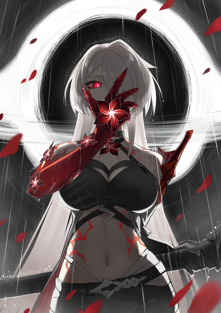 This is a pixiv picture whose title is 無.