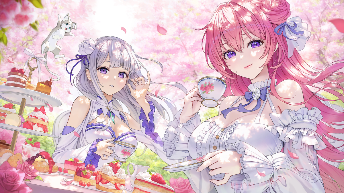 This is a pixiv picture whose title is Tea Time.