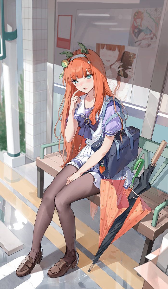 This is a pixiv picture whose title is サイレンススズカ.