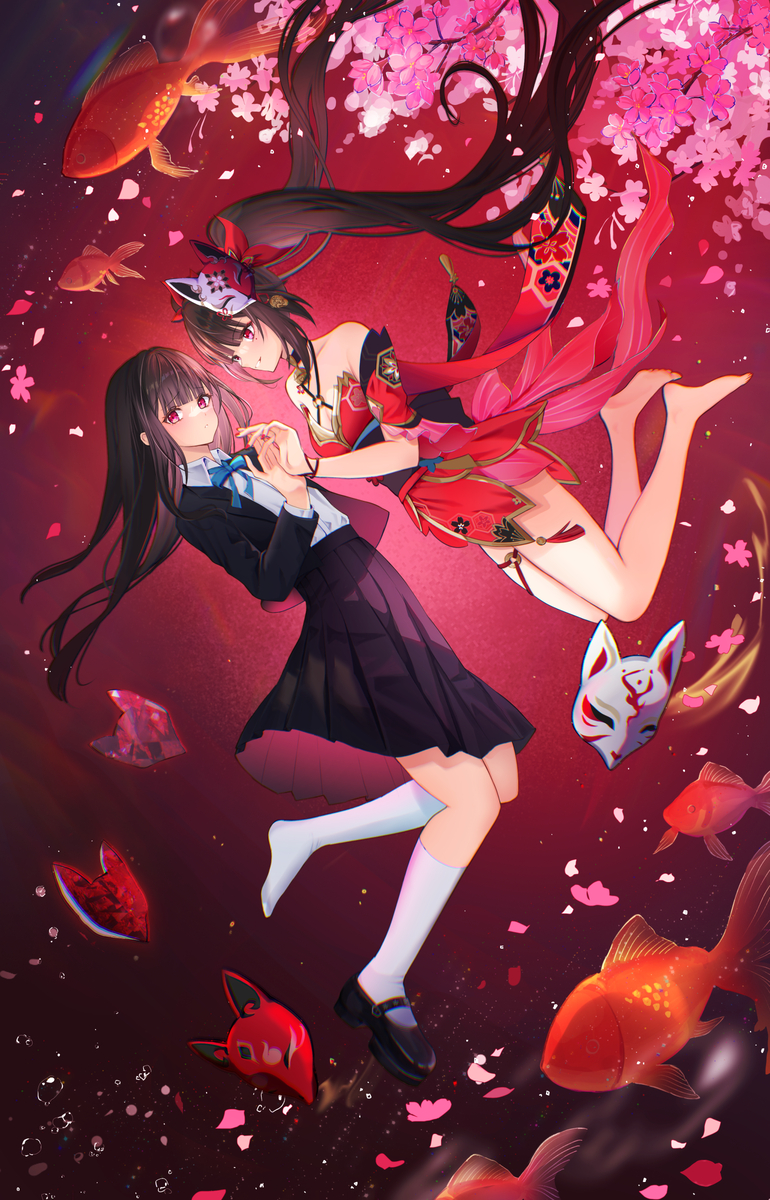This is a pixiv picture whose title is あなたも”花火”だよ.
