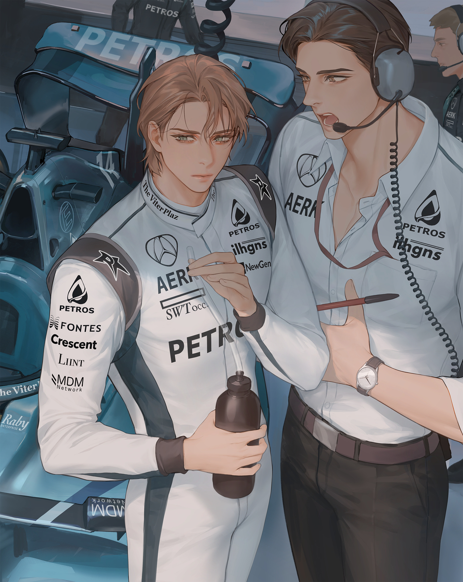 This is a pixiv picture whose title is Get ready to race.
