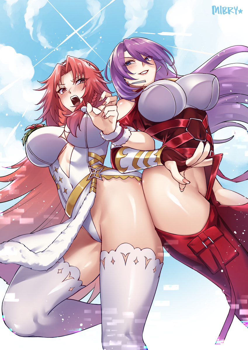 This is a pixiv picture whose title is カゲマスｘシャンフロ.
