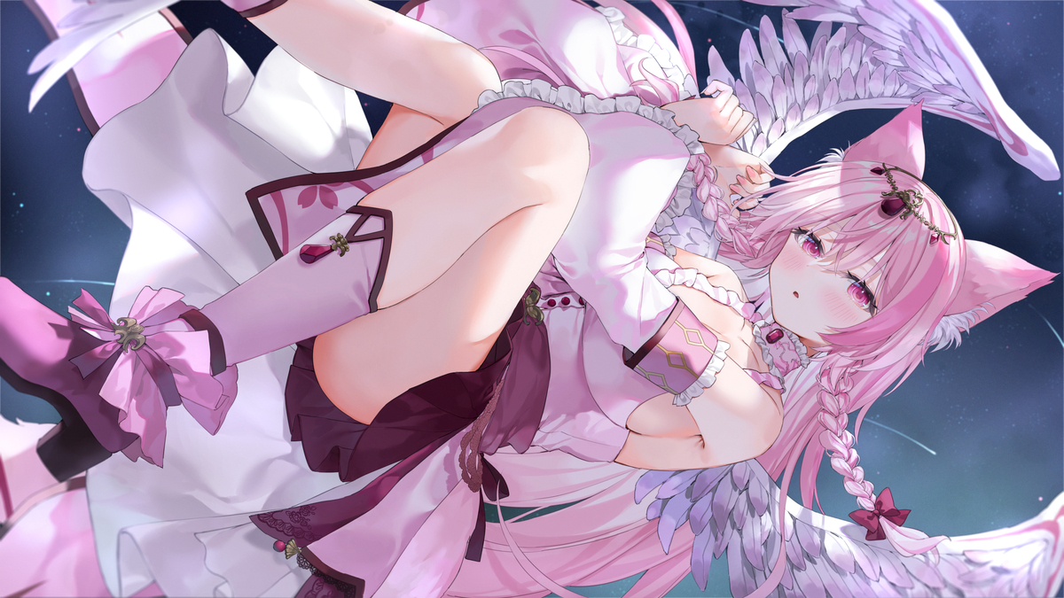 This is a pixiv picture whose title is 🦊.