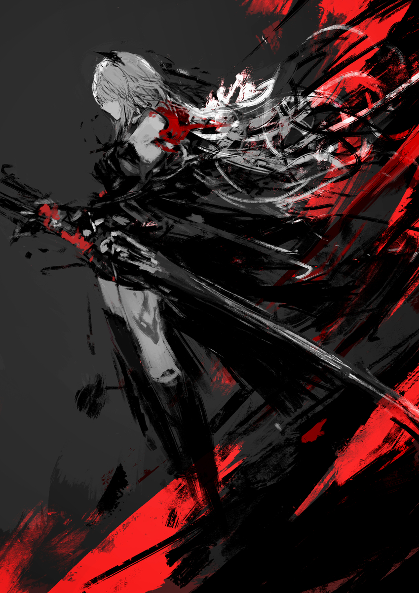 This is a pixiv picture whose title is 涙雨.