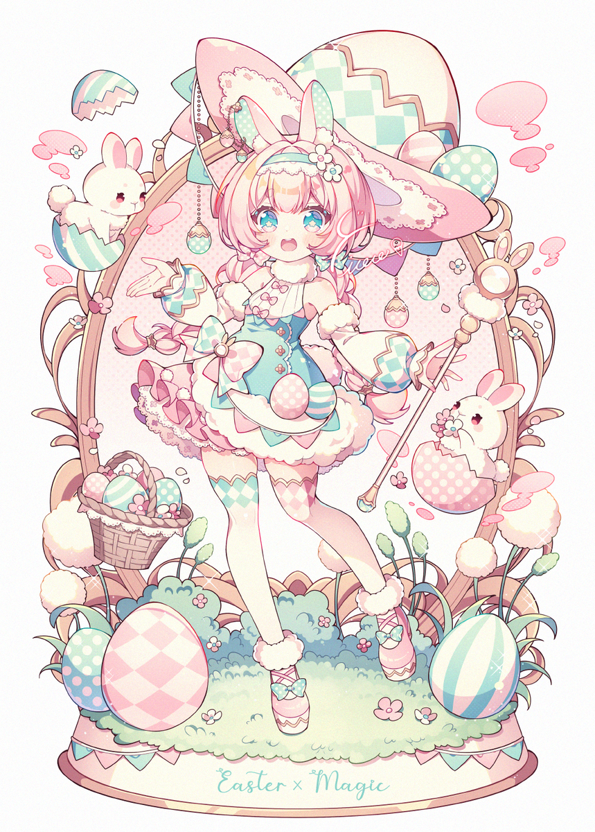 This is a pixiv picture whose title is Easter × Magic.