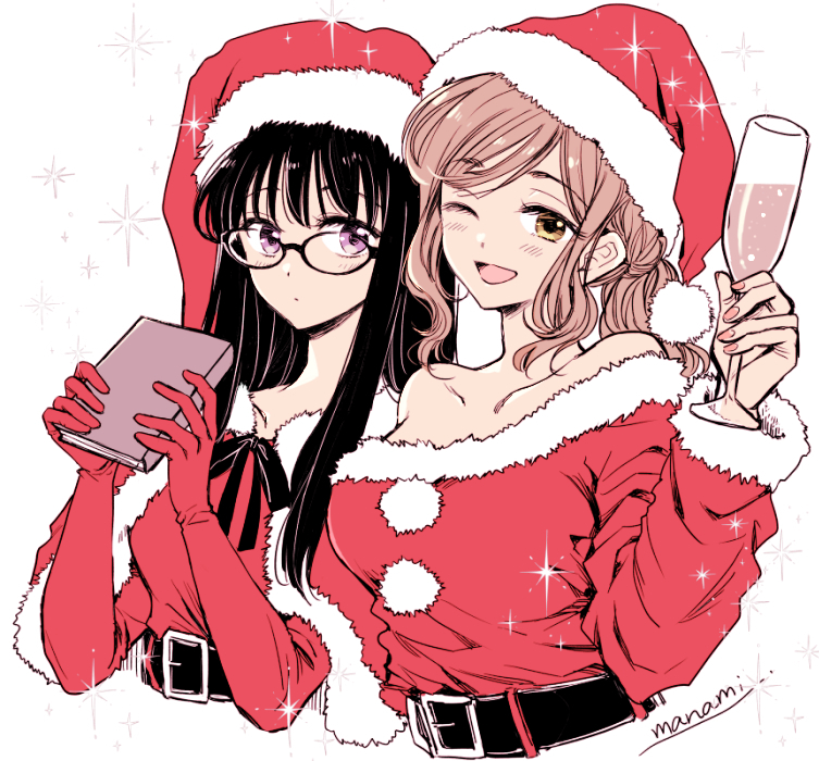 This is a pixiv picture whose title is ひまわりさんとあやめさん.