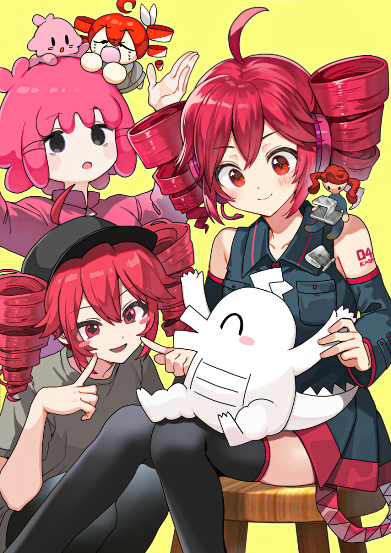 This is a pixiv picture whose title is 重音テト誕生祭2024.