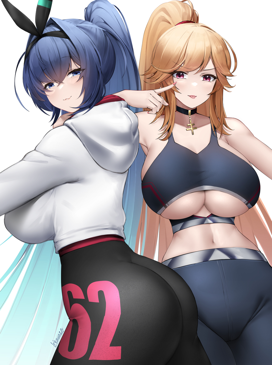 This is a pixiv picture whose title is Gym NJ and Richie.