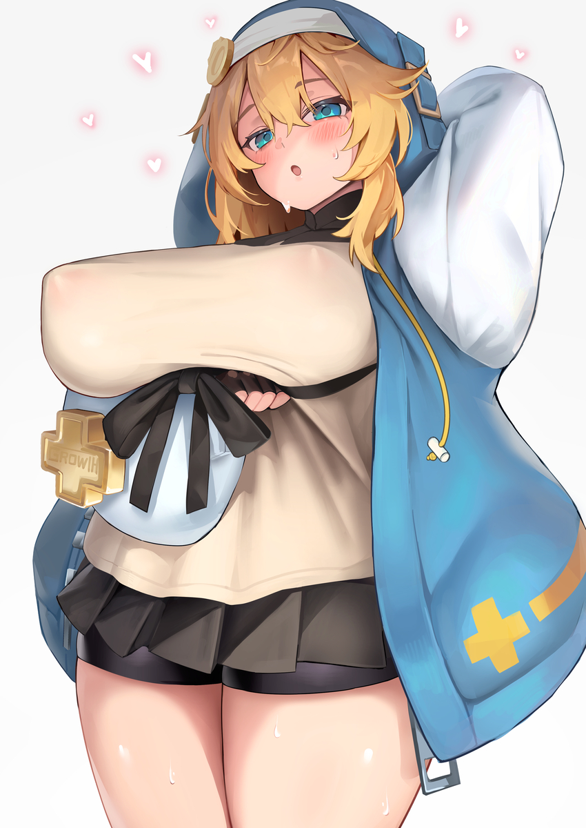 This is a pixiv picture whose title is 巨乳ブリジット.