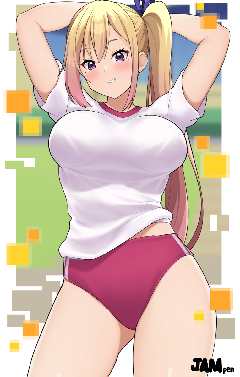 This is a pixiv picture whose title is 舞先輩！.
