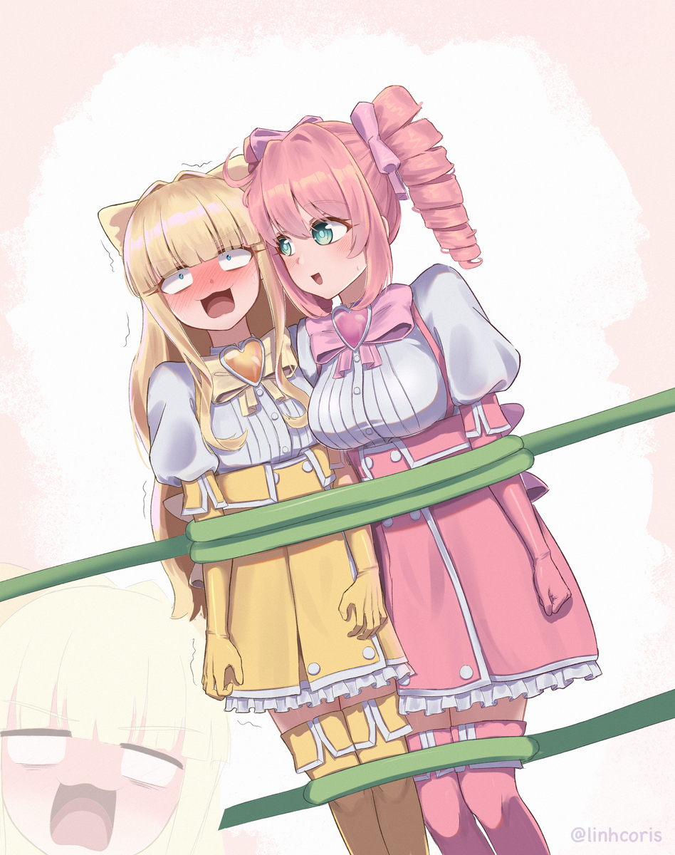 This is a pixiv picture whose title is Kaoruko's true weakness.