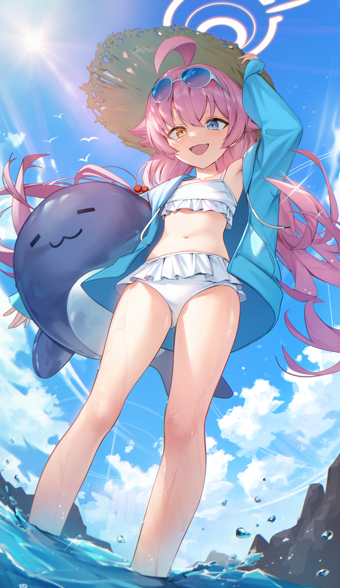 This is a pixiv picture whose title is 水着ホシノ.