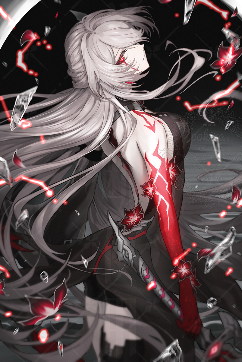 This is a pixiv picture whose title is 虚無に帰す.