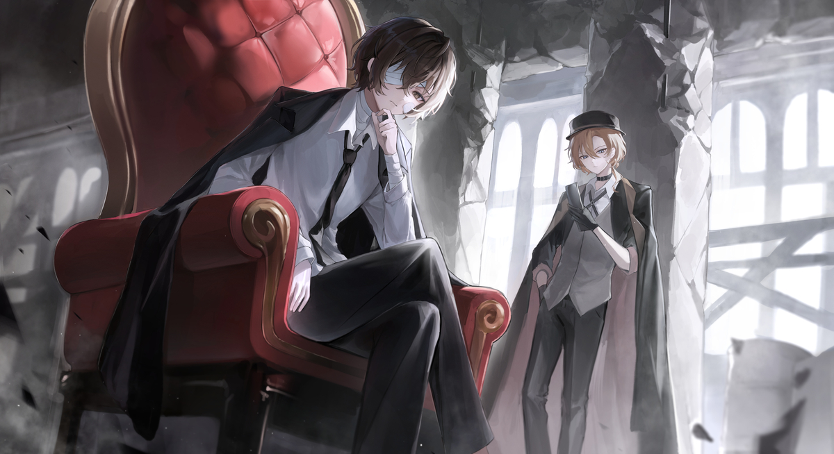 This is a pixiv picture whose title is BSD.