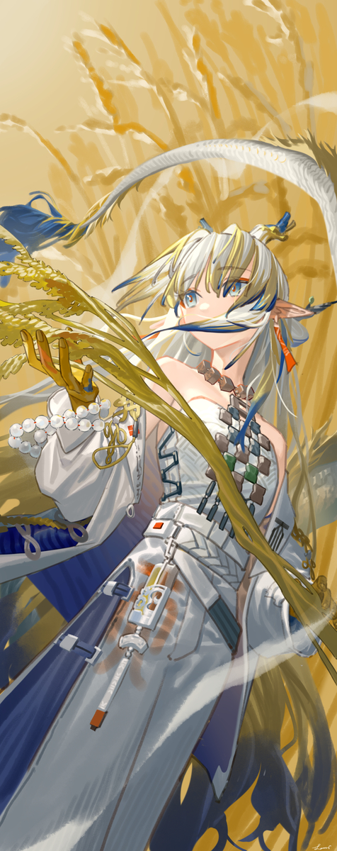 This is a pixiv picture whose title is 黍.