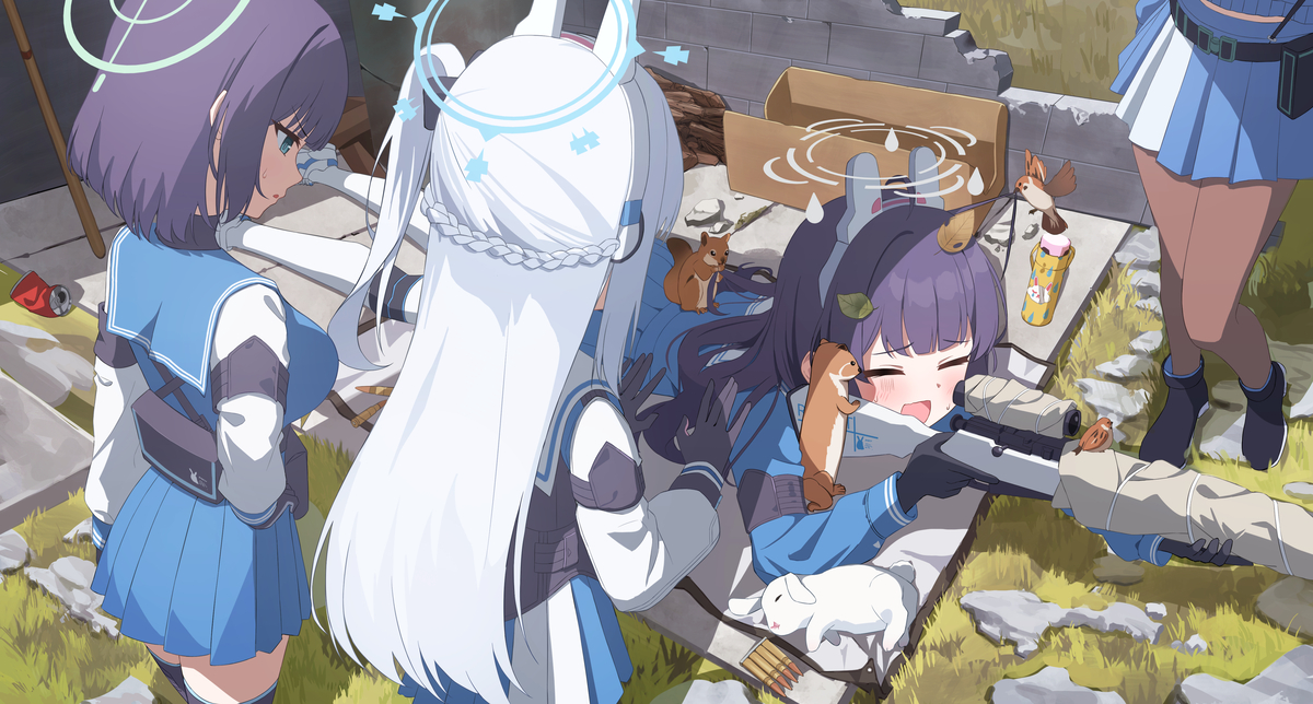 This is a pixiv picture whose title is bluearchive.