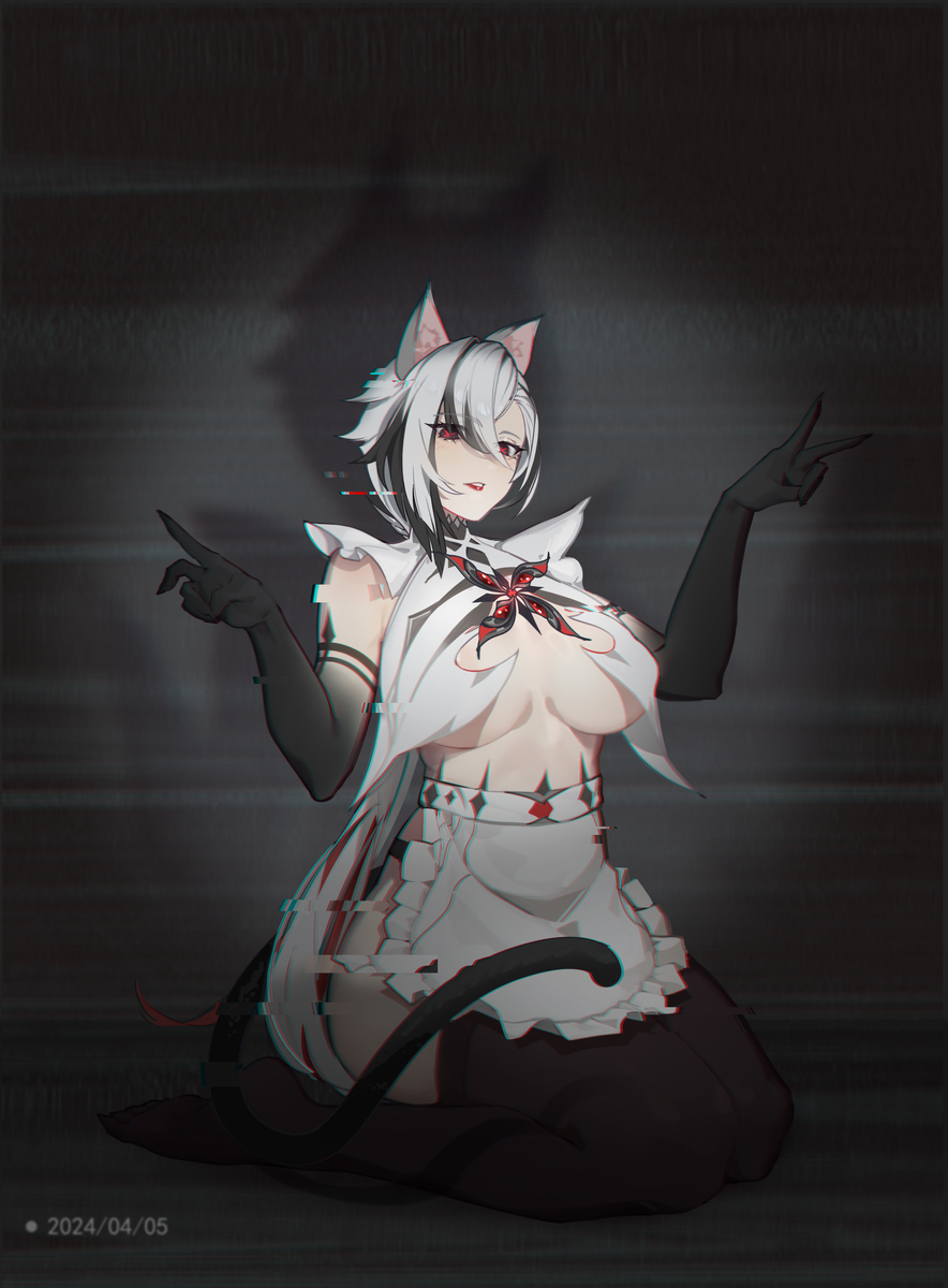 This is a pixiv picture whose title is 仆人的新衣.