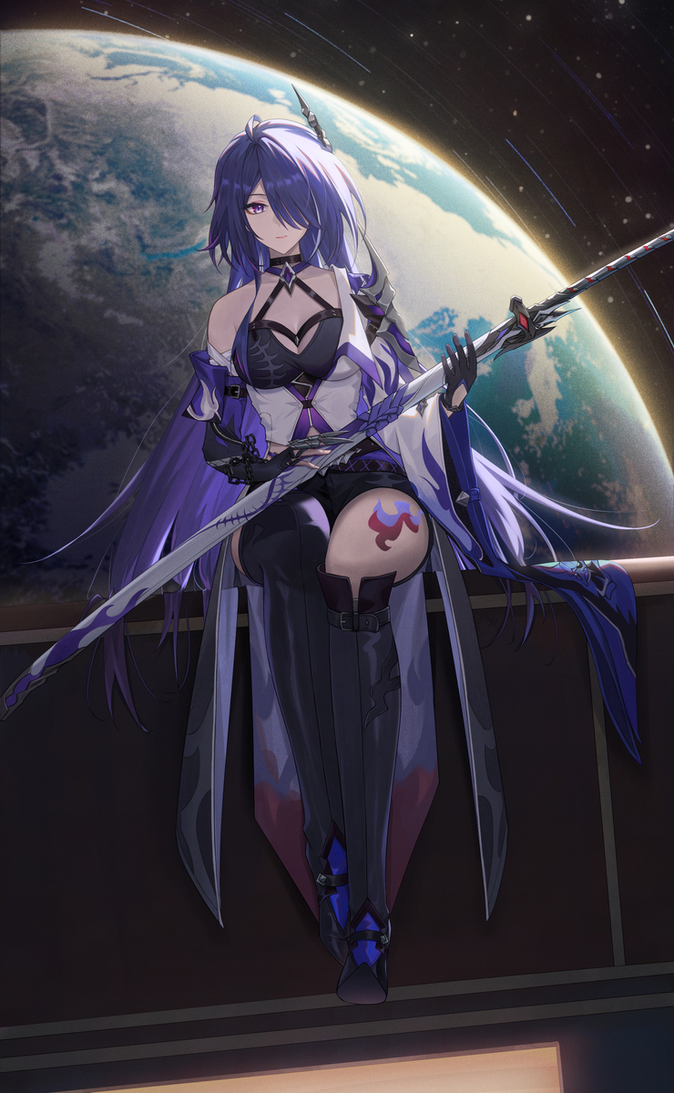This is a pixiv picture whose title is 黄泉.