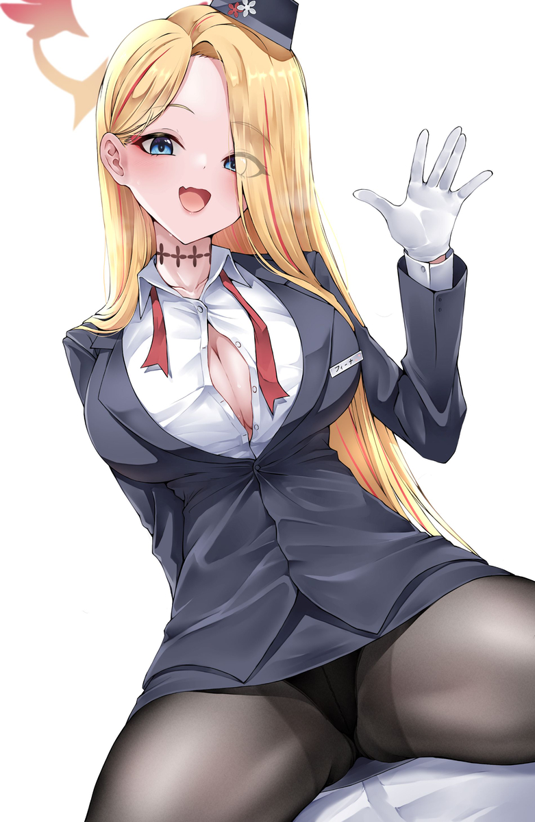 This is a pixiv picture whose title is 朝比奈フィーナ(ガイド).