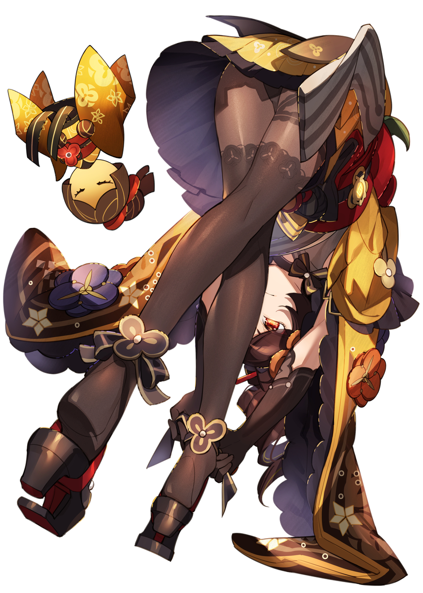 This is a pixiv picture whose title is 千織さんの靴が好き.