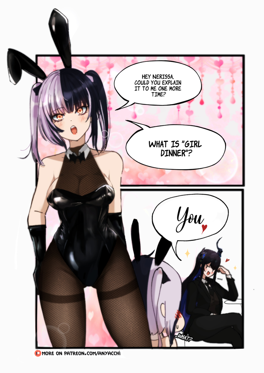 This is a pixiv picture whose title is Girl dinner.