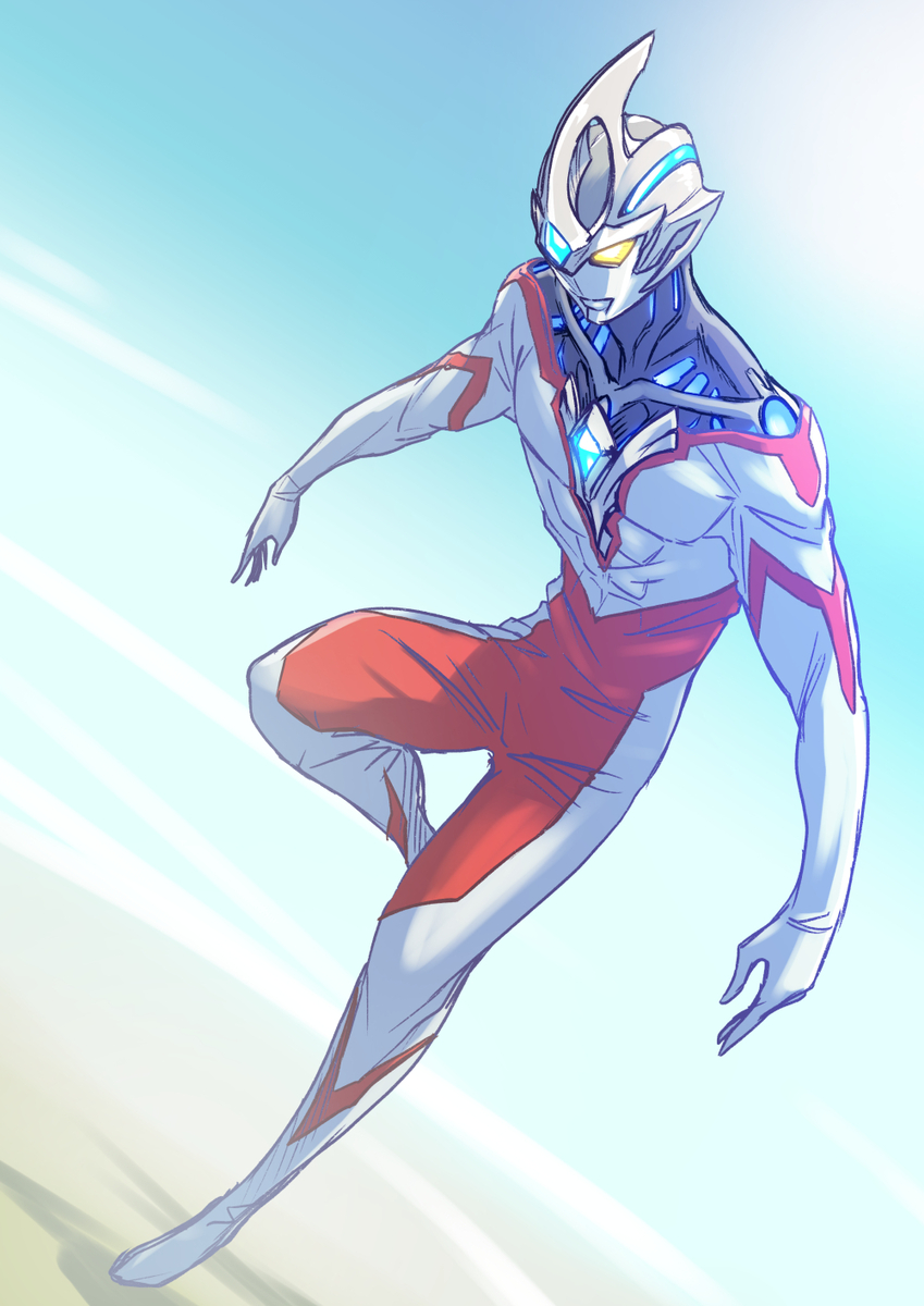 This is a pixiv picture whose title is ウルトラマンアーク.