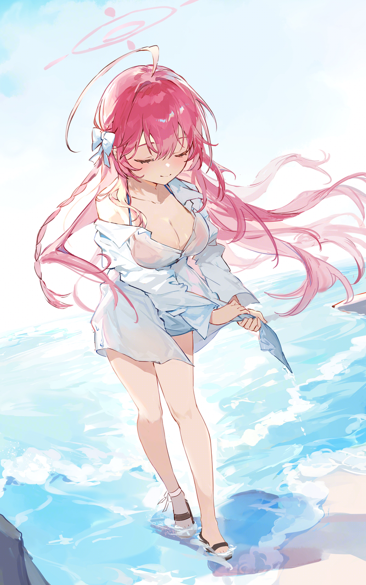 This is a pixiv picture whose title is 夏.