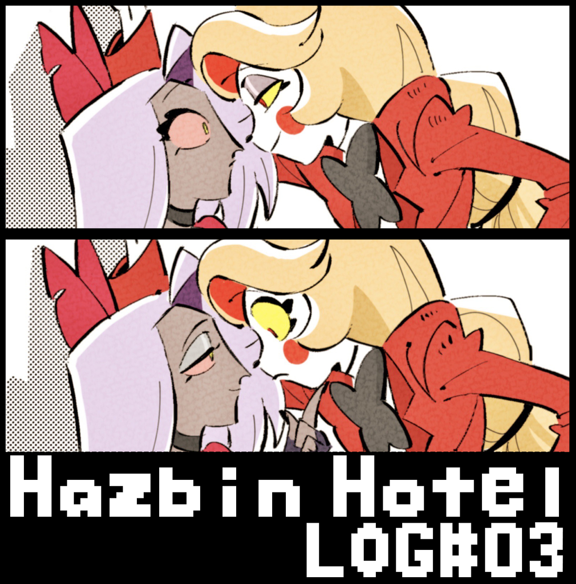 This is a pixiv picture whose title is HazbinHotel LOG#03.