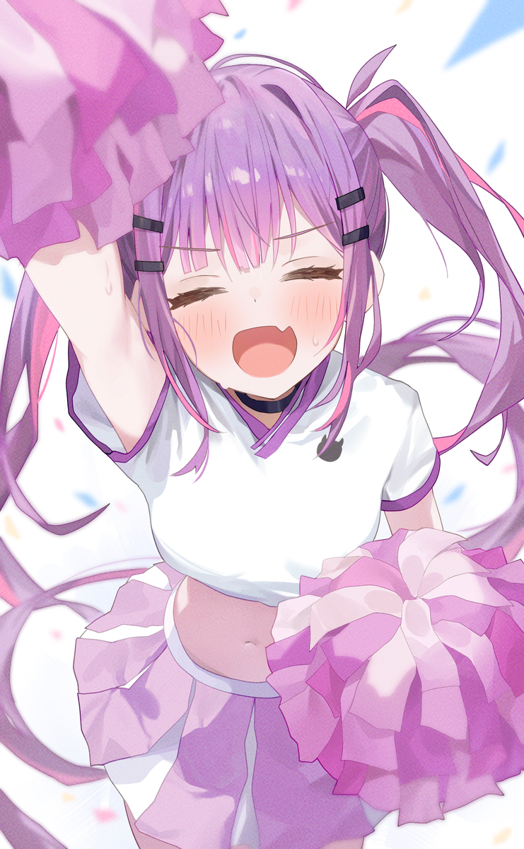 This is a pixiv picture whose title is トワ様に応援されたい.