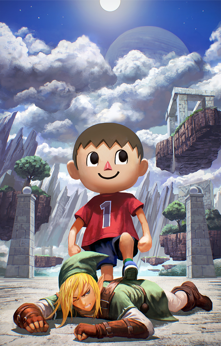 This is a pixiv picture whose title is Villager Victory.