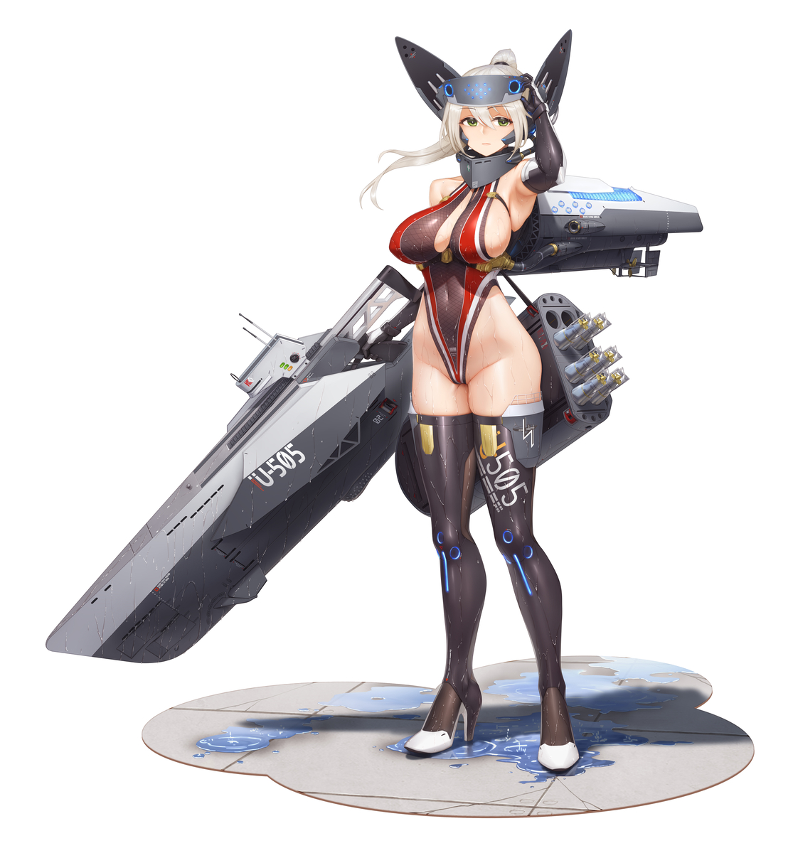 This is a pixiv picture whose title is U505 改.