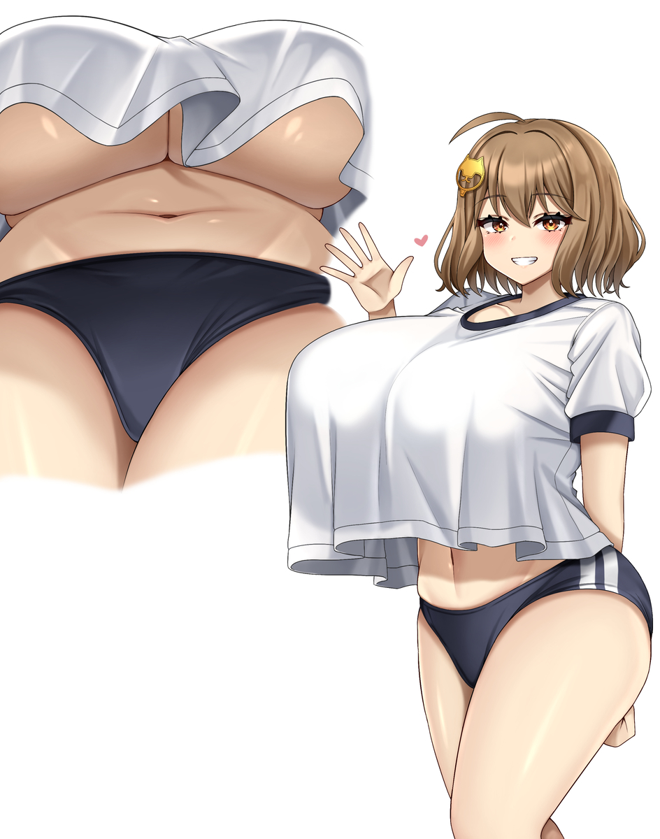This is a pixiv picture whose title is 体操服アニス.