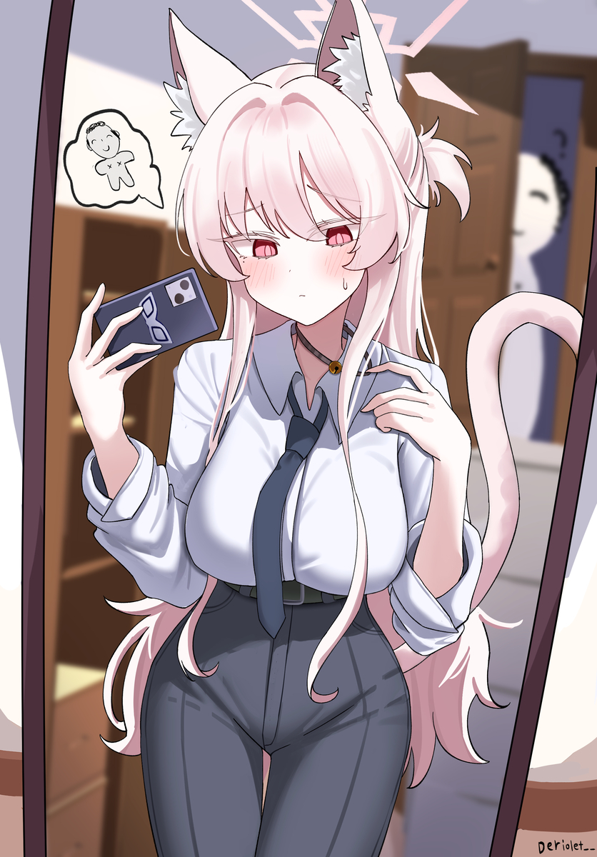 This is a pixiv picture whose title is 2주 한번 아키라.