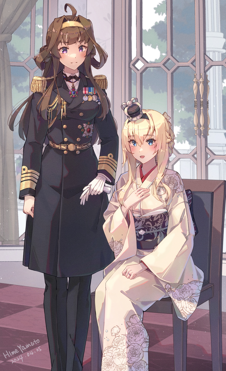 This is a pixiv picture whose title is 金剛 Warspite.