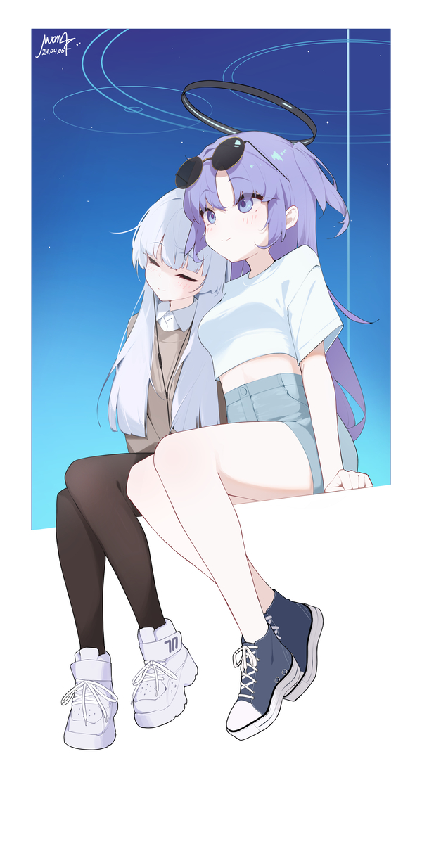This is a pixiv picture whose title is Hayase yuuka_Blue archive 11.