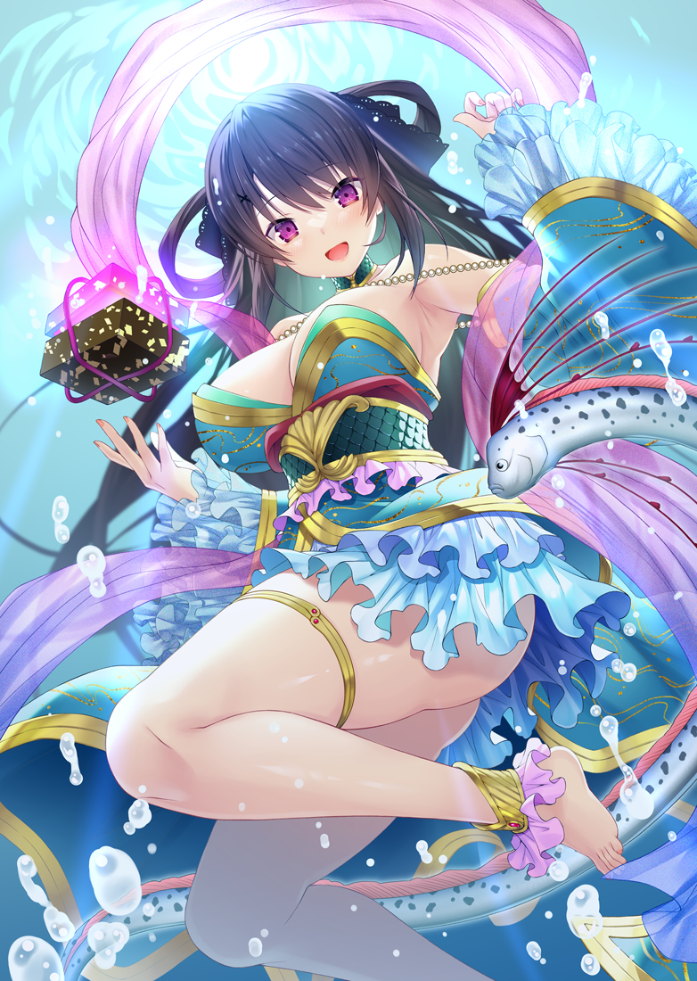 This is a pixiv picture whose title is skeb.