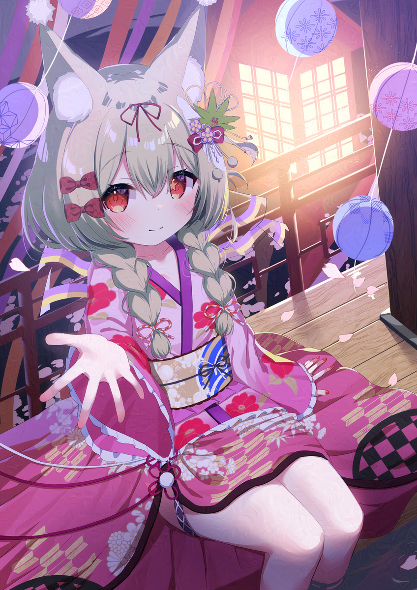 This is a pixiv picture whose title is 🌸🌸.