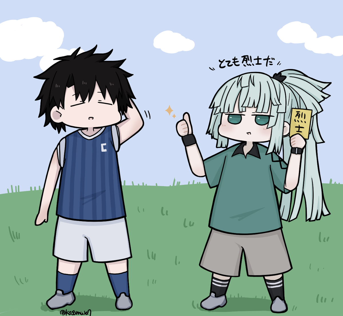 This is a pixiv picture whose title is 烈士なプレーをすると褒めてくれる由井正雪さん.