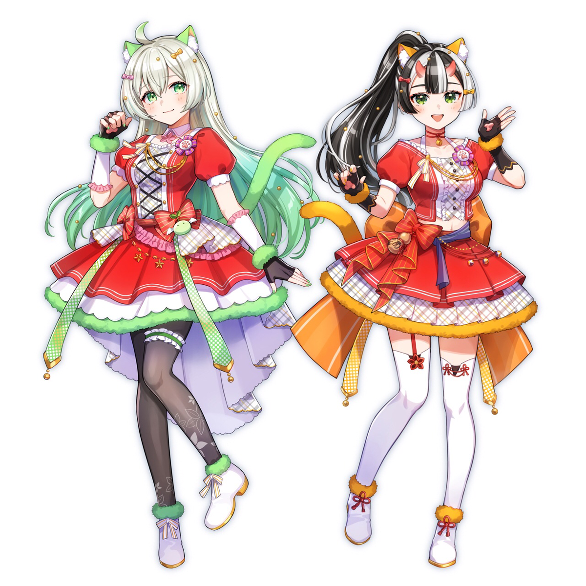 This is a pixiv picture whose title is アニマイドル🐱.
