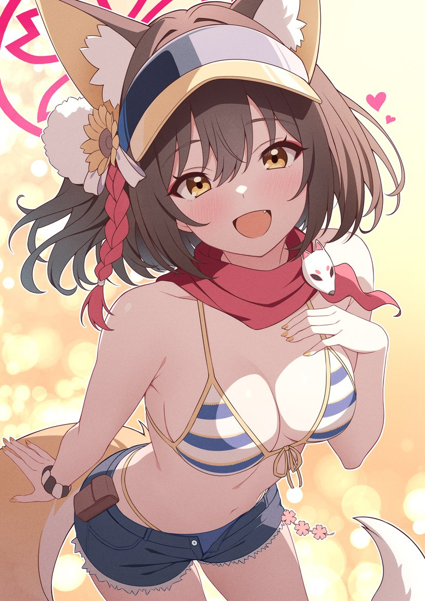 This is a pixiv picture whose title is 水着イズナ.