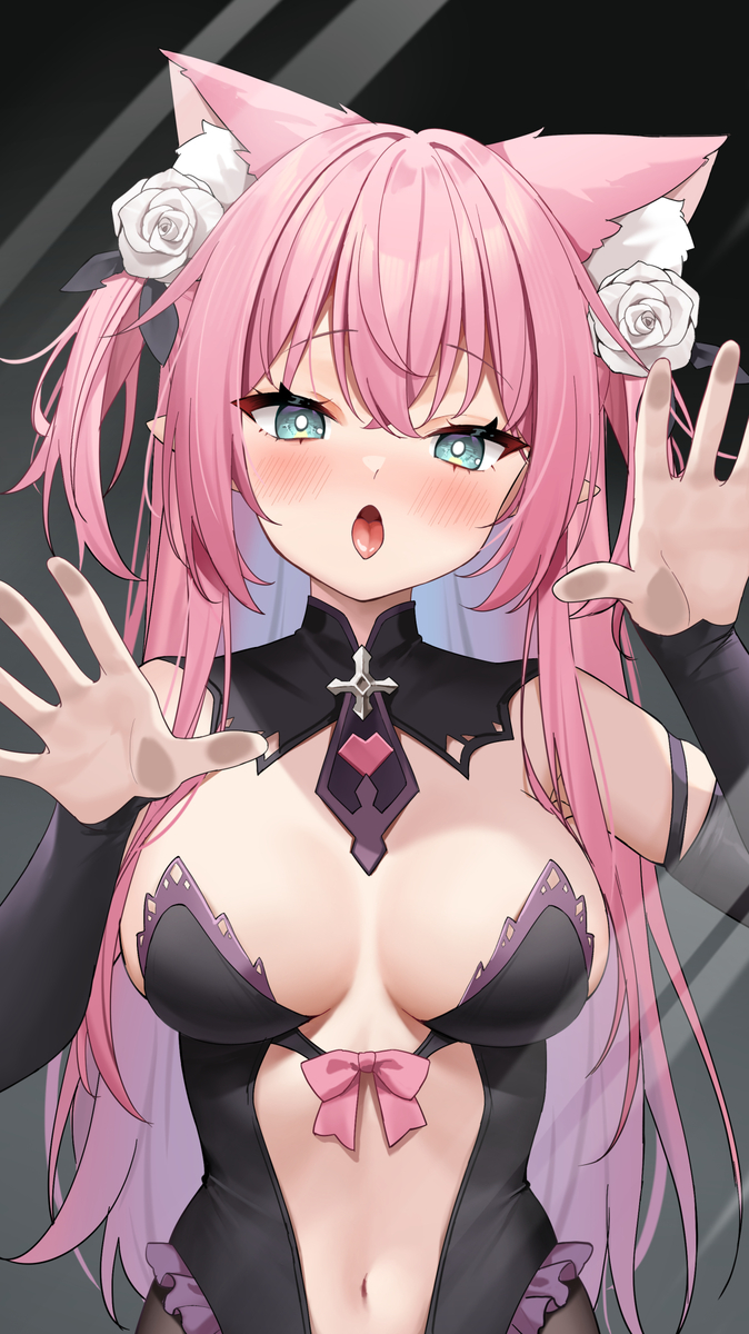 This is a pixiv picture whose title is 月影はなり.