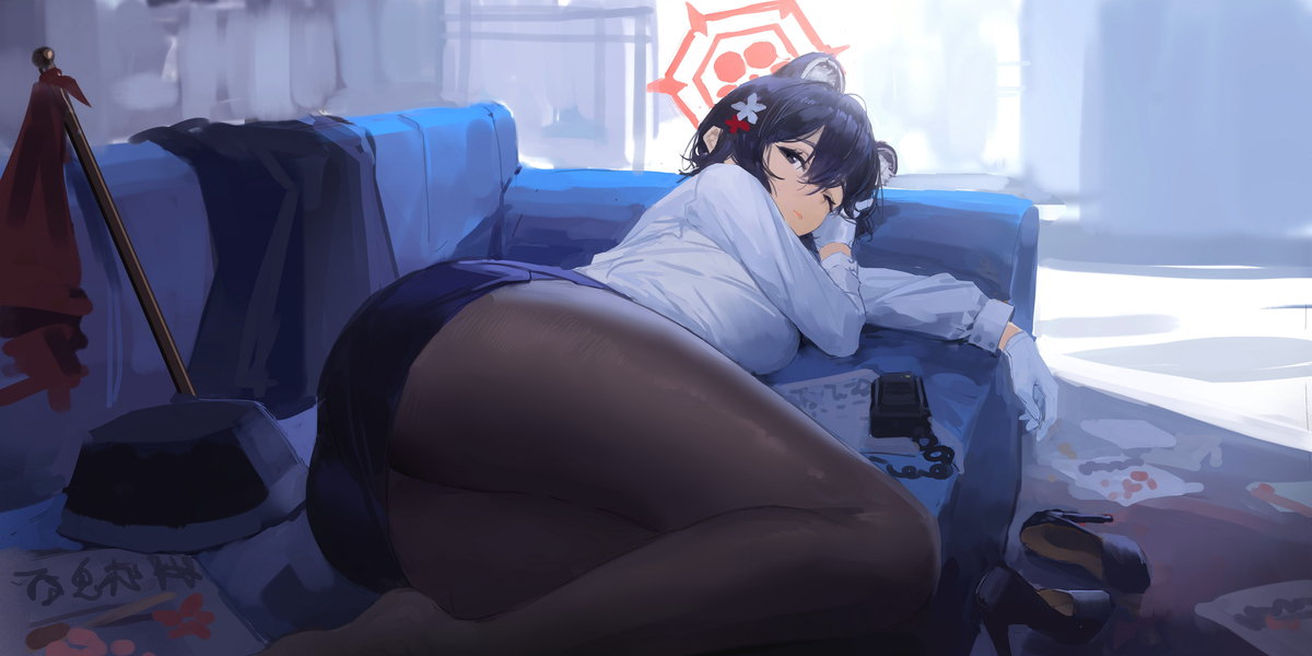 This is a pixiv picture whose title is 导游椿.